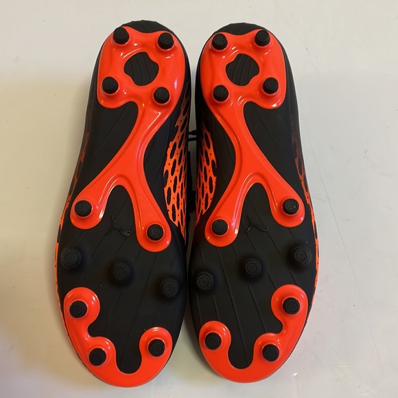 PUMA Spirit III FG Jr Black Smoking Orange Cleats. Junior Size 6.5 - Picture 4 of 9